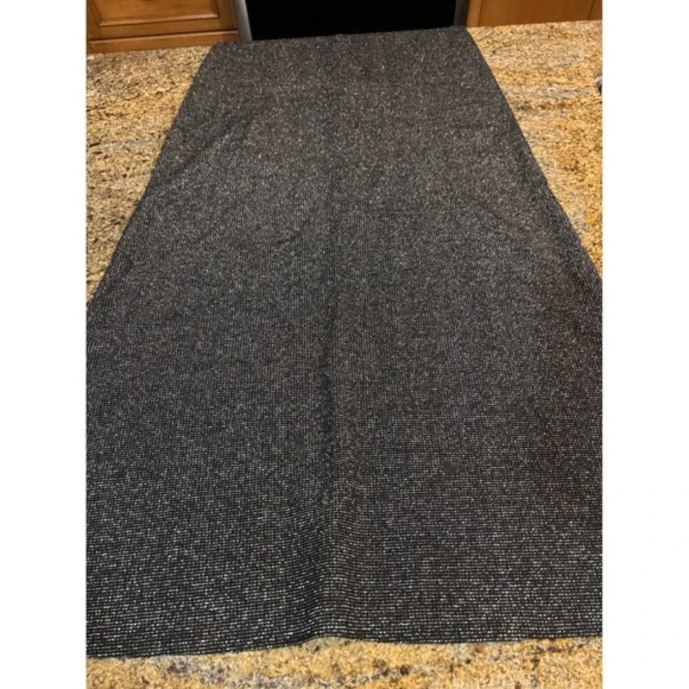 Niki by Niki Livas Vtg Black‎ Metallic Shimmer Cutout Back Maxi Dress Fits XS/S